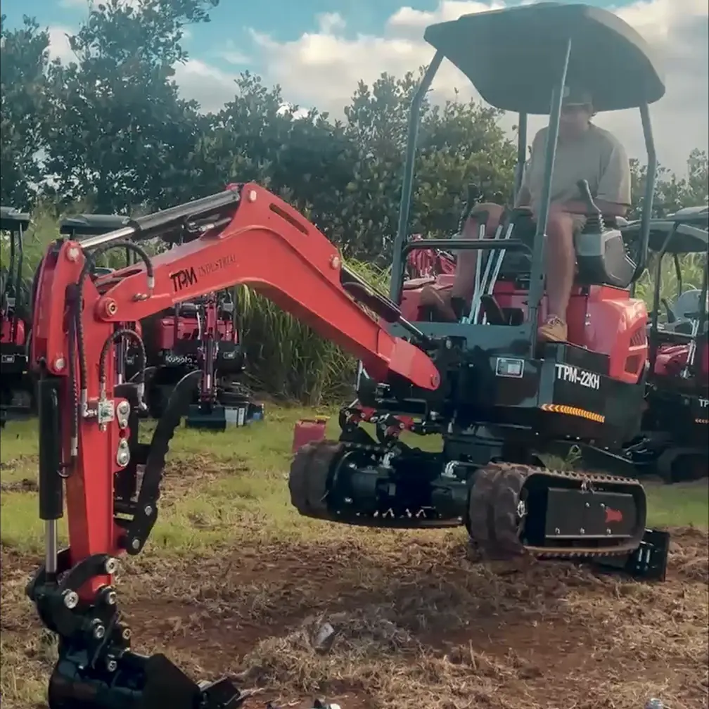 Atlas Equipment mini excavator at work